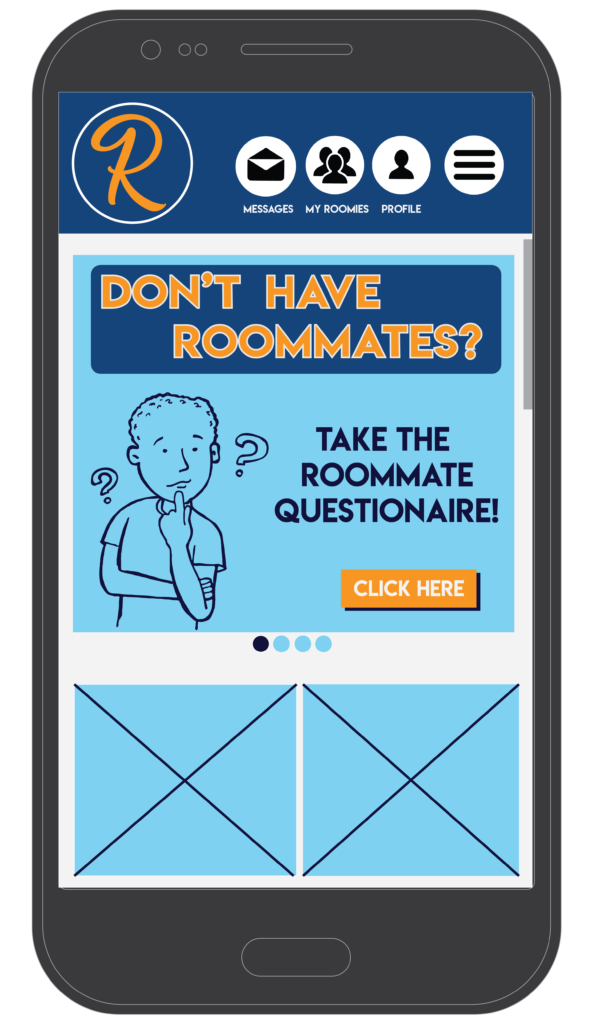 Roomies homepage